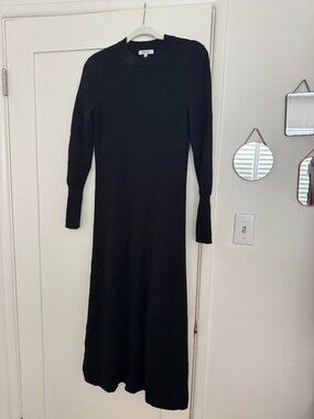 Madewell Black Sweater Dress Long Sleeve